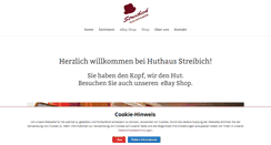 Desktop Screenshot of huthaus-streibich.de